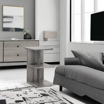End Table With Charging Station, Narrow Side Tables For Small Spaces With Usb Ports And Outlets