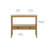Sacaton Haven Lower 2 Drawer Console-106910972