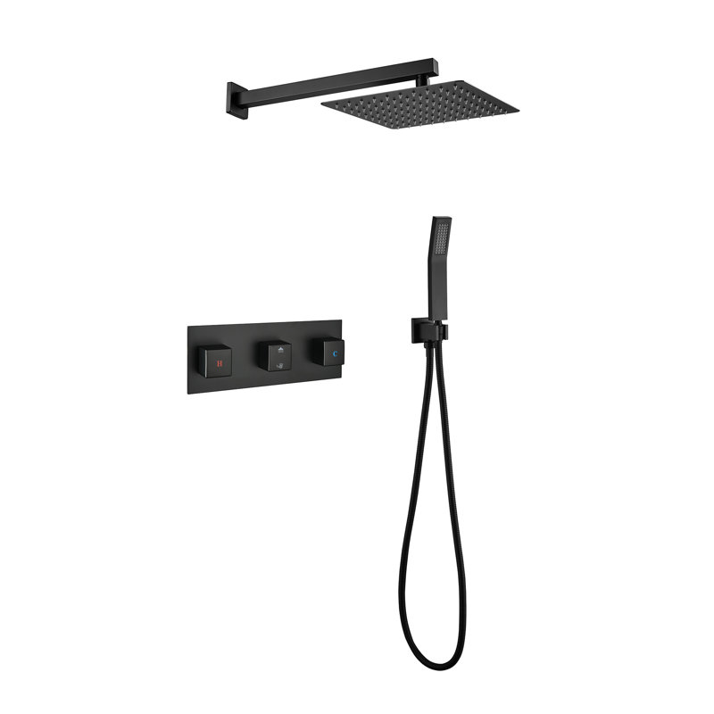 Système de douche complet avec valve brute