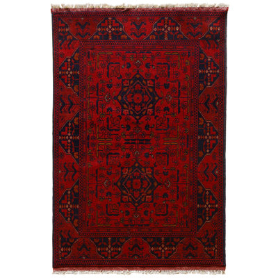 Ebony Fire Bokara 3'4" x 5'