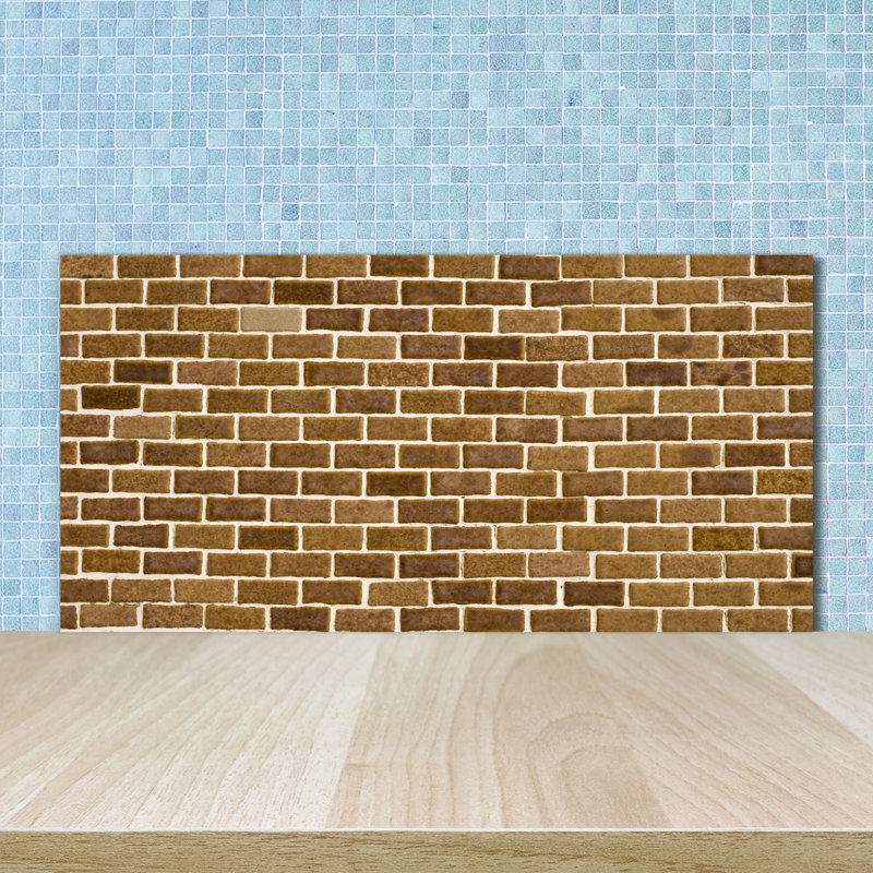 Alburn 50cm W x 100cm L Glass Peel and Stick Panel