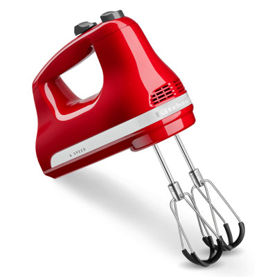 Kitchenaid 6 Speed Hand Mixer With Flex Edge Beaters
