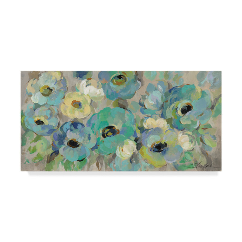 « fraîche-fleurs », reproduction d’art sur toile tendue acrylique, H 16 po x l 32 po x P 2 po