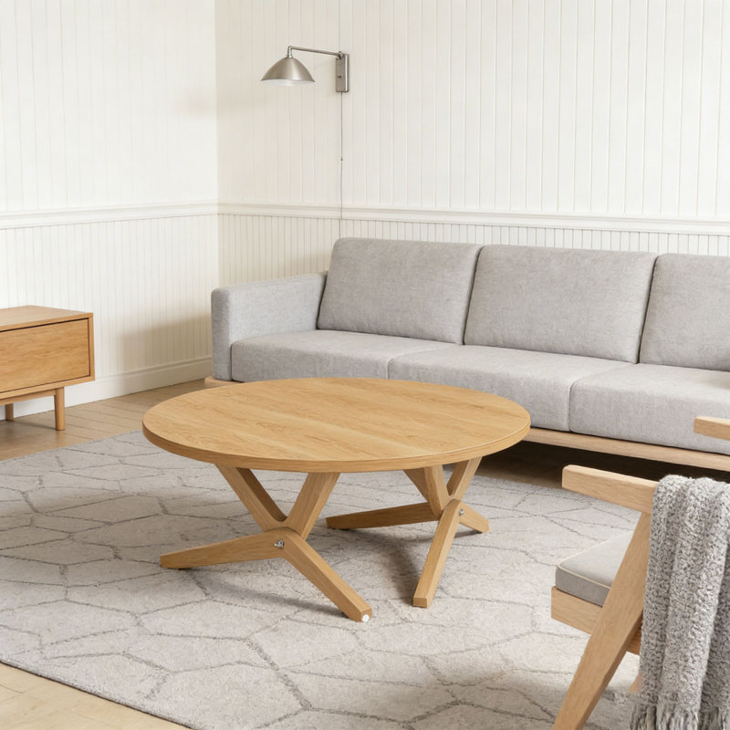Round 2-in-1 Transformer Coffee Table