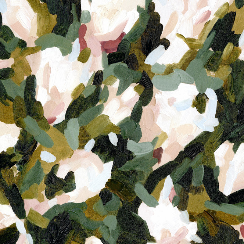 Frénésie florale I, H 30 po x l 30 po