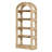 Arched  Display Shelf,5-Tier Bookshelf,Versatile Bookcase