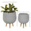 Ensemble de pots à fleurs 2 pièces-389091361