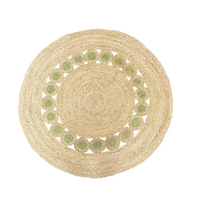 Hissop Round 140 cm x 140 cm Hand Woven Area Rug