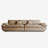 Solid Colour 100% Polyester Modular Sofa cushion couch-110396231