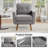 Estes 28.7" Mid-Century Modern Upholstered Accent Chair-166043262