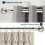 Heavy-Duty Adjustable Curtain Pole with Finials-455005175-454942162