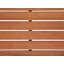 Dulcina Solid Wood Eucalyptus Outdoor Bench