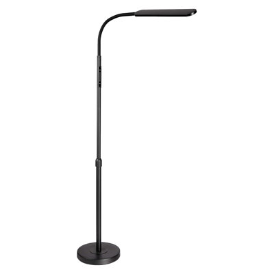 Modern LED Floor Lamp With Adjustable Height, Stepless Brightness, And 4 Colour Temperatures For Living Room, Bedroom, And Office