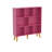 Farmhouse Bookcase With Legs-1058944318