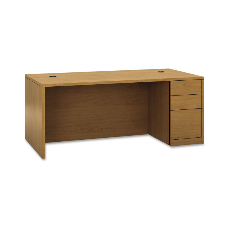 10500 Series Desk, Mahogany, Right