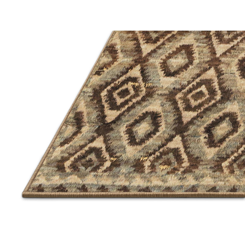 Abstract Indoor Rug, Rectangle 7' x 9'
