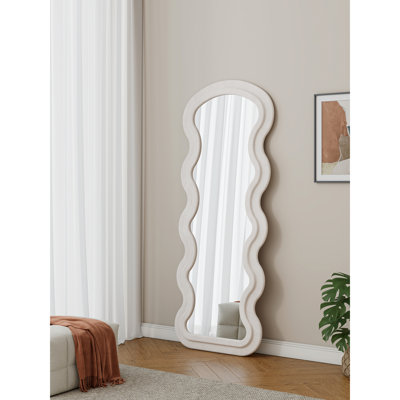 Cream White Full Mirror For Living Room Chic - Appeal Transform Your Space With Style