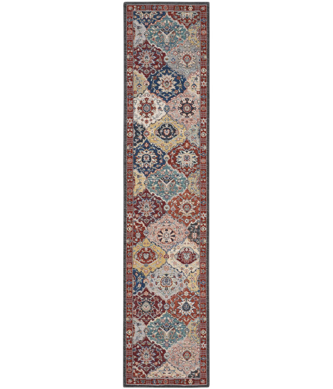 Tapis ivoire Briana, Tapis de couloir 2 pi 3 po x 10 pi