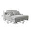 Chaise longue rembourrée Gusella