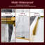 Double Sliding Shower Door, 80"h, 56" - 60"w Adjustable, 10mm Thick Tempered Glass, Brushed Gold, Adjustable Width And Reversible Installation, Superior Waterproofing, 304 Stainless Steel Handles 3/8