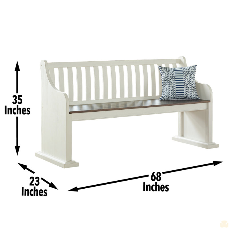 Banc avec dossier