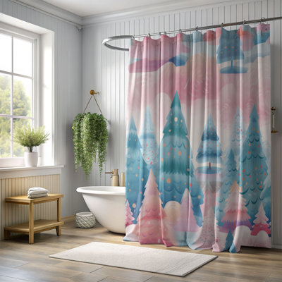Rideau de douche Blue Fauna - Premium