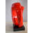 Creative Red MultiFace Statue on Base Signed by Leonardo Bruno 14" x 12" x 19"H