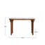 Acacia Wood Console Table With Marble Top