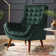 Cassie 34" Wide Tufted Polyester Lounge Chair