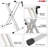 5 Core Keyboard Stand Double X Style Adjustable Piano Riser + Keyboard Piano Bench-101820401