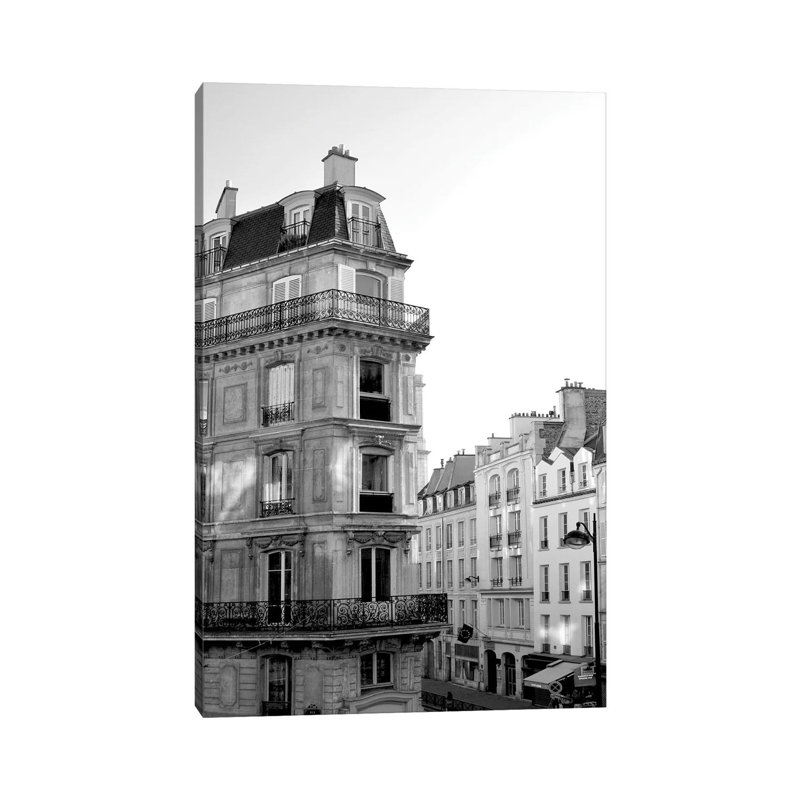 Parisian Stroll I by Sharon Chandler - Wrapped Canvas Print, 20.32 cm H x 30.48 cm W