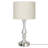 Labriola 20.7" Silver Table Lamp with USB