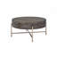 Table basse brun clair et champagne