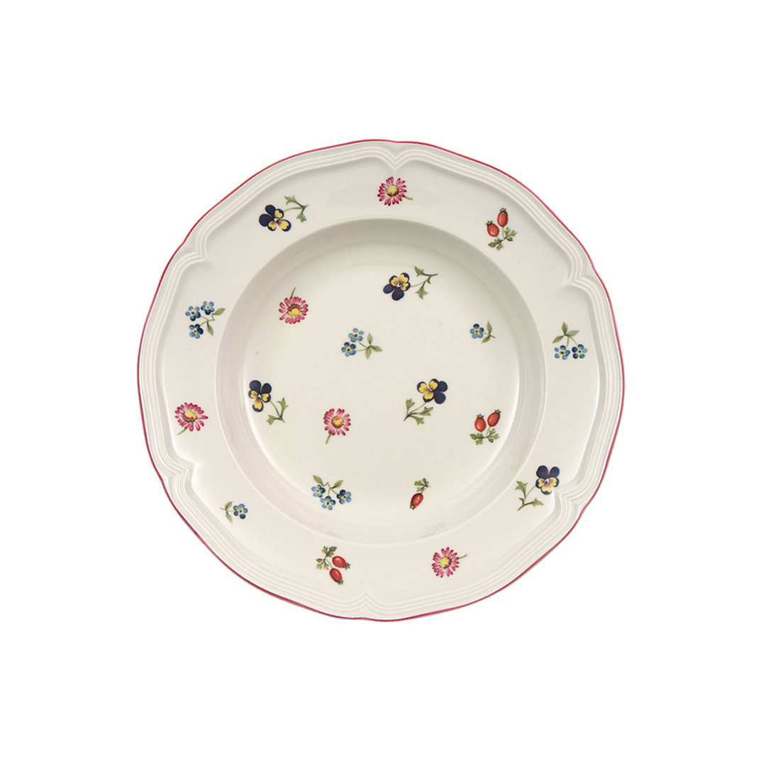 Villeroy & Boch Petite Fleur 0.95 oz. Soup Plate, Deep Plate for Soups or Stews Villeroy & Boch