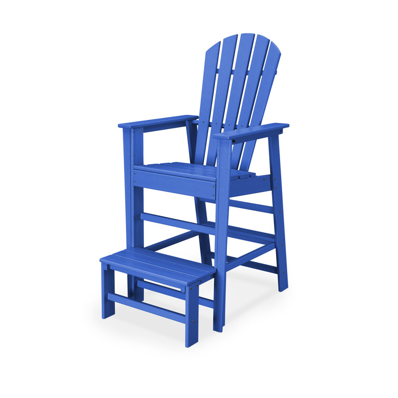 Chaise de sauveteur POLYWOOD South Beach, Bleu pacifique