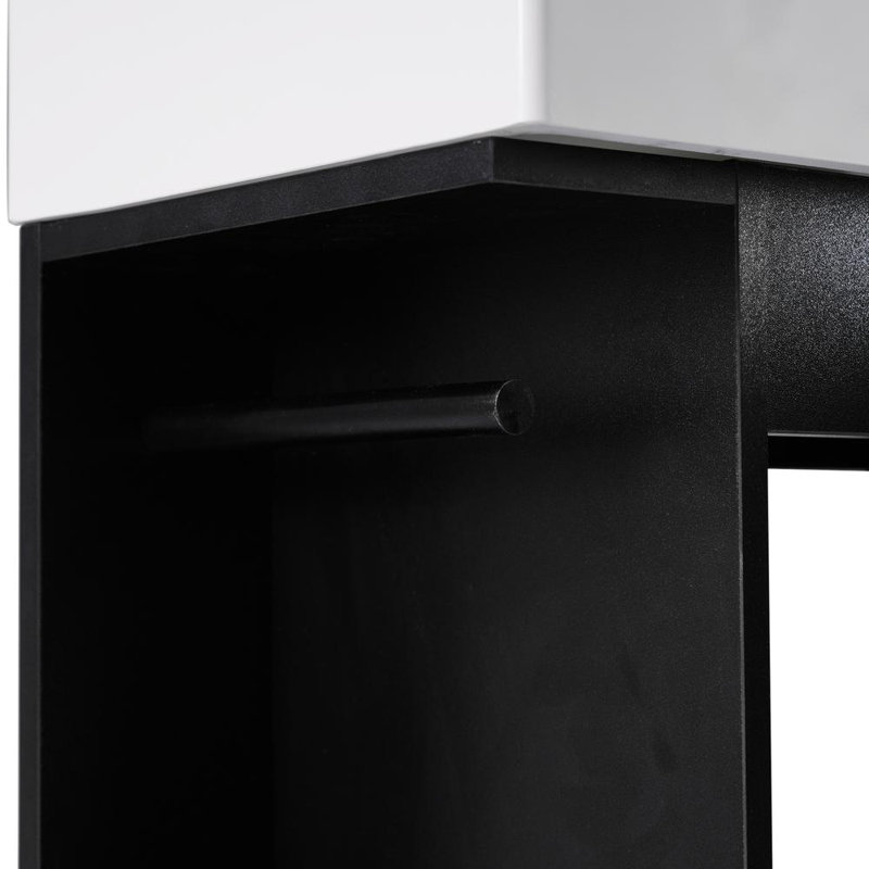 Bathroom Vanity With Sink, Black