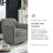 Bradney Upholstered Swivel Armchair-96679408