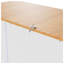 Armoire de cuisine autoportante blanche de 71,3 po avec tablettes réglables et tiroirs - TopMAX