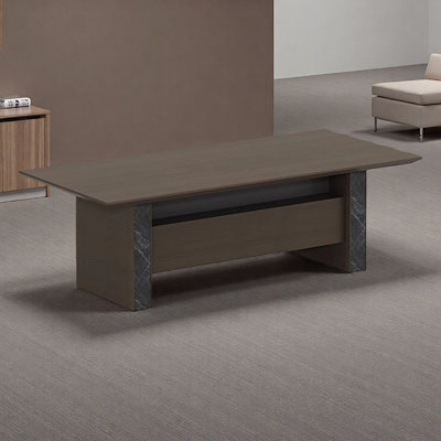 Grande table de conférence légère et luxueuse