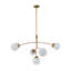 Lustre en verre 5 lumières Modern-1502362864