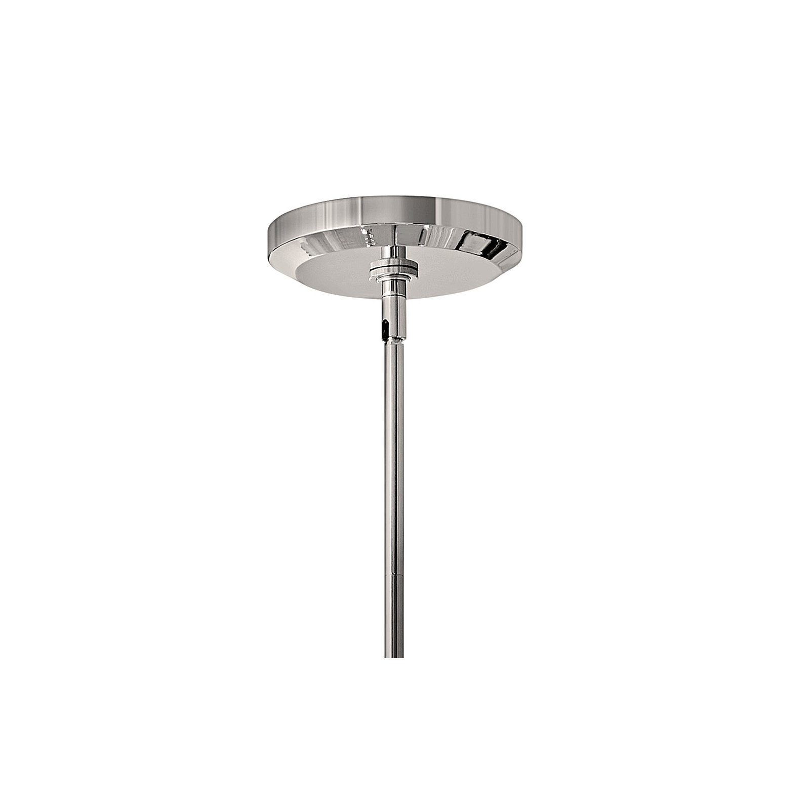 Ariza 7 - Light Unique Geometric Chandelier, Chrome, Natural/White