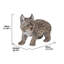 Statue de lynx chaton