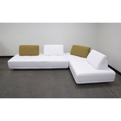 Slade Upholstered L-Shaped Sectional Symmetrical