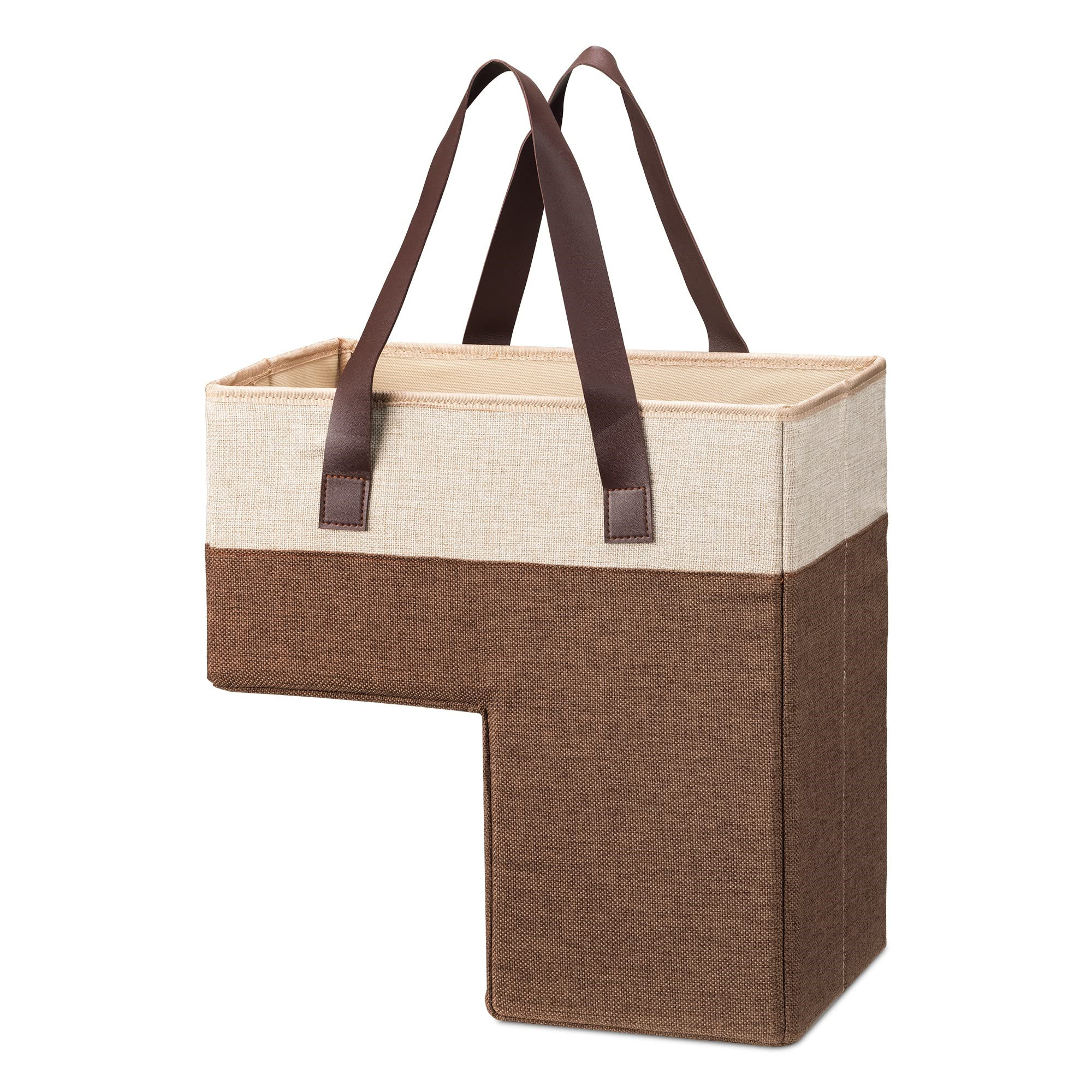 Step Organiser Brayden Studio Stair Basket - L-Shaped Staircase Organiser With Handles ...