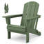 Chaise Adirondack pliable en PEHD Clitheroe-812501103