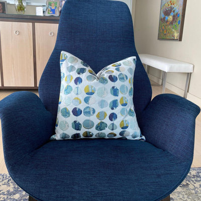 Confetti Embroidered Throw Pillow Cover