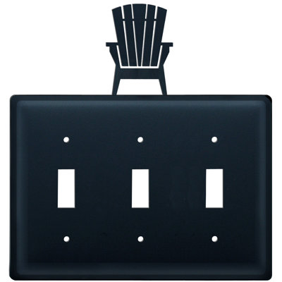 Adirondack 3-Gang Toggle Light Switch Plate