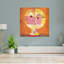 Senecio Abstract Contemporary Wall Art Print by Paul Klee - Wrapped Canvas Print-1949129627