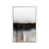White Floater Framed