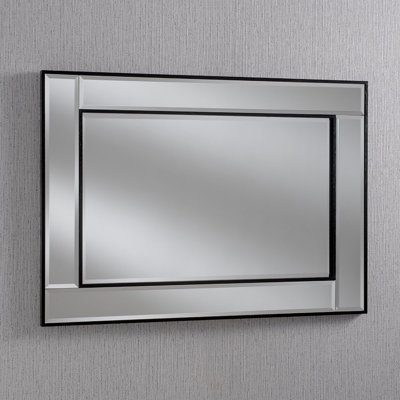 Bergen Wood Flat Wall Mirror